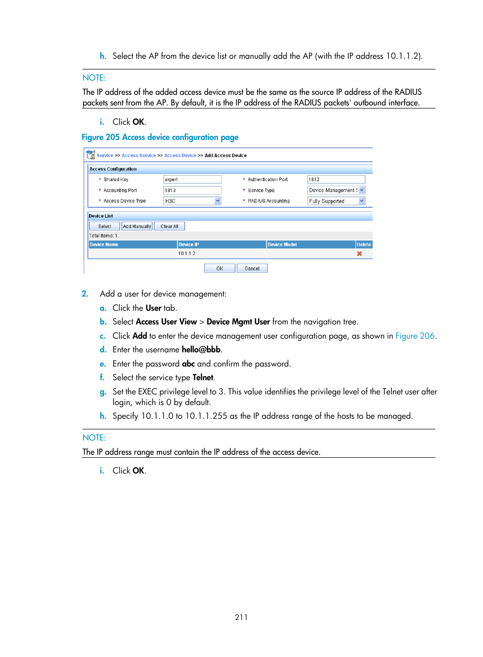 H3C Technologies H3C WA3600 Series Access Points User Manual | Page 224 / 447