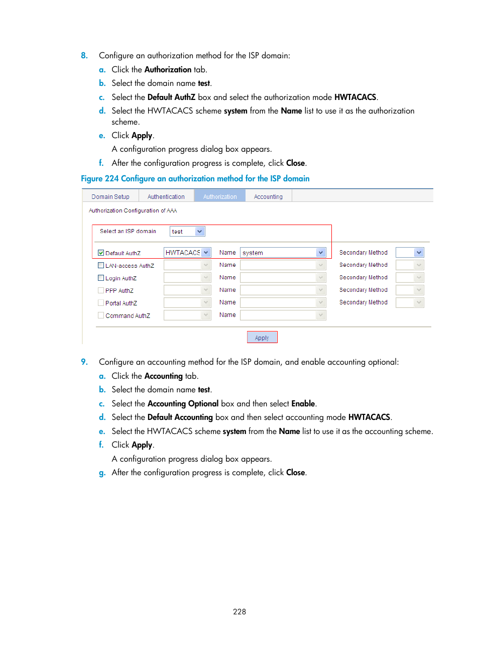 H3C Technologies H3C WA3600 Series Access Points User Manual | Page 241 / 447