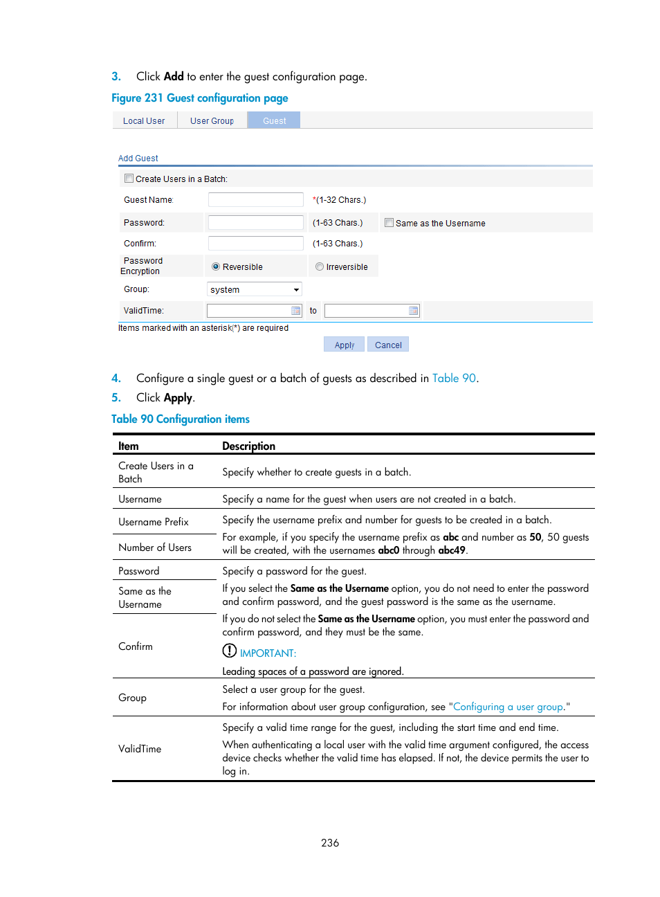 H3C Technologies H3C WA3600 Series Access Points User Manual | Page 249 / 447