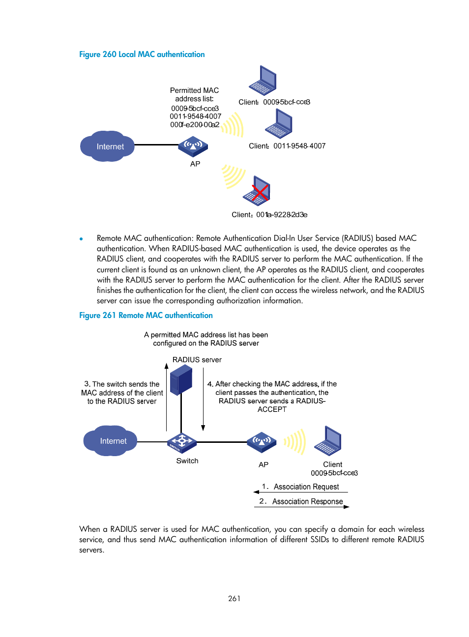 H3C Technologies H3C WA3600 Series Access Points User Manual | Page 274 / 447