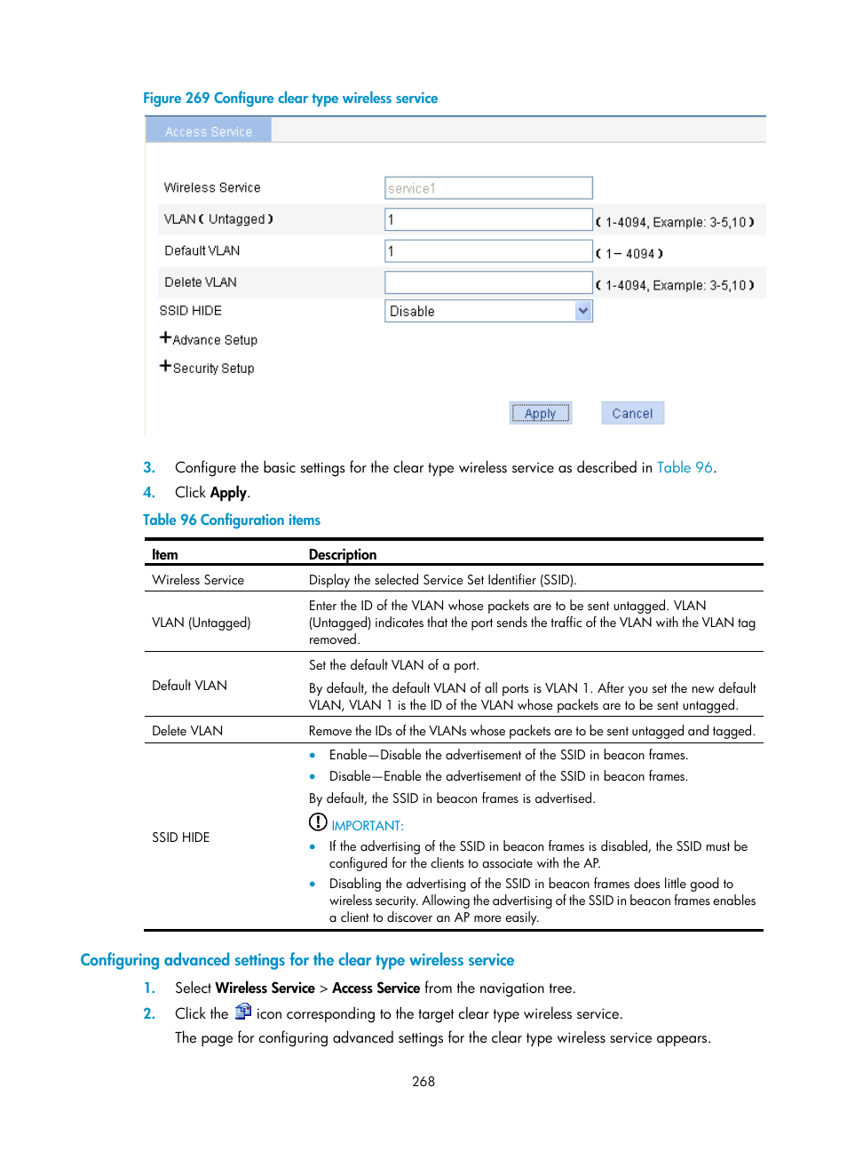 H3C Technologies H3C WA3600 Series Access Points User Manual | Page 281 / 447