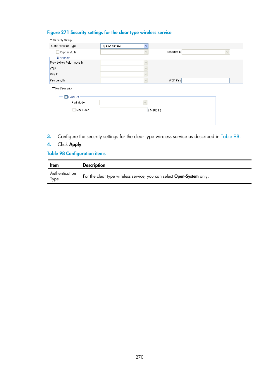 H3C Technologies H3C WA3600 Series Access Points User Manual | Page 283 / 447