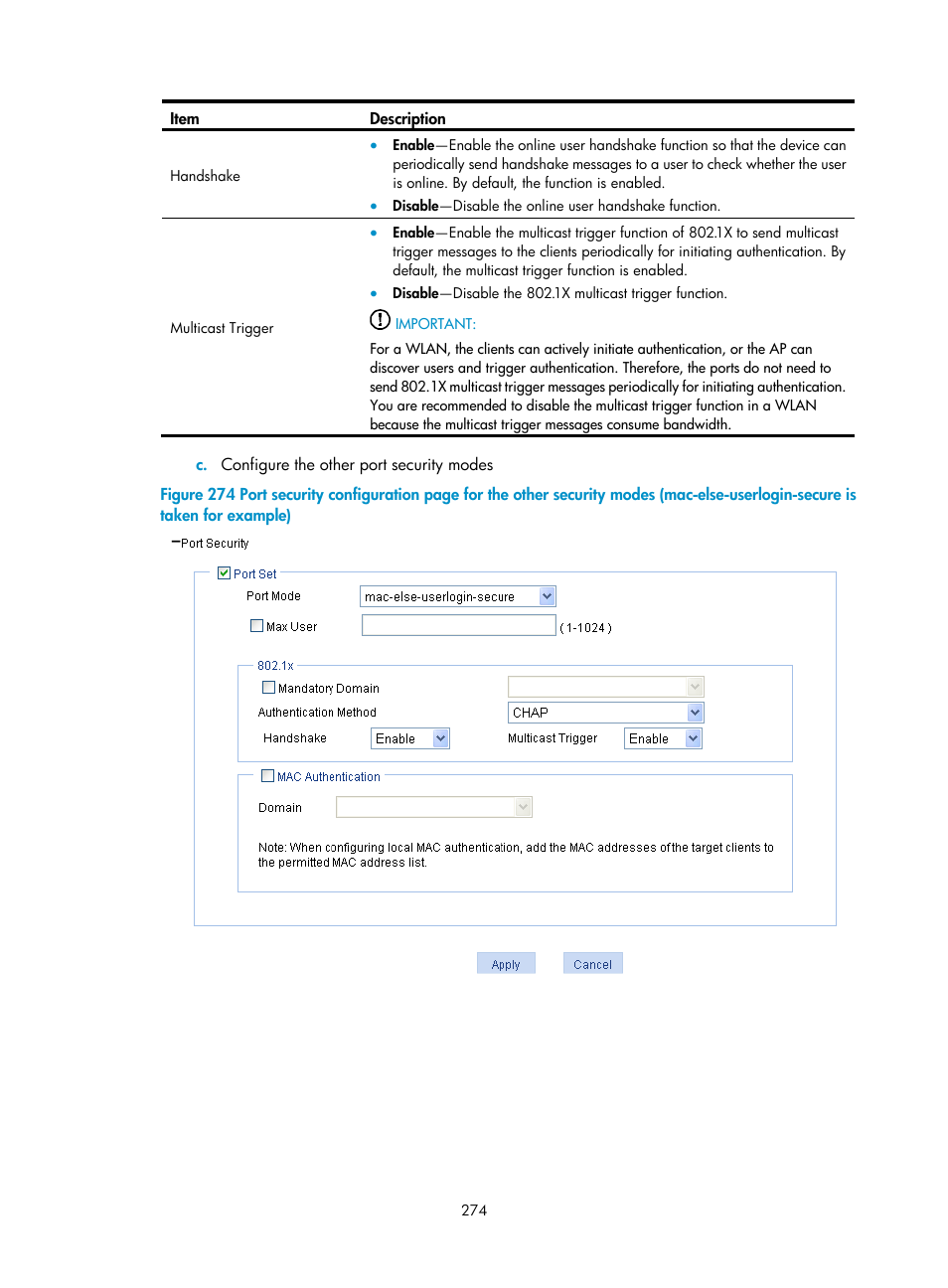 H3C Technologies H3C WA3600 Series Access Points User Manual | Page 287 / 447