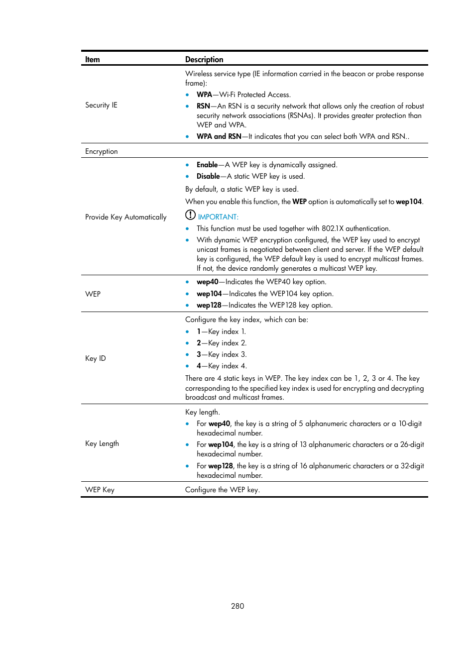 H3C Technologies H3C WA3600 Series Access Points User Manual | Page 293 / 447