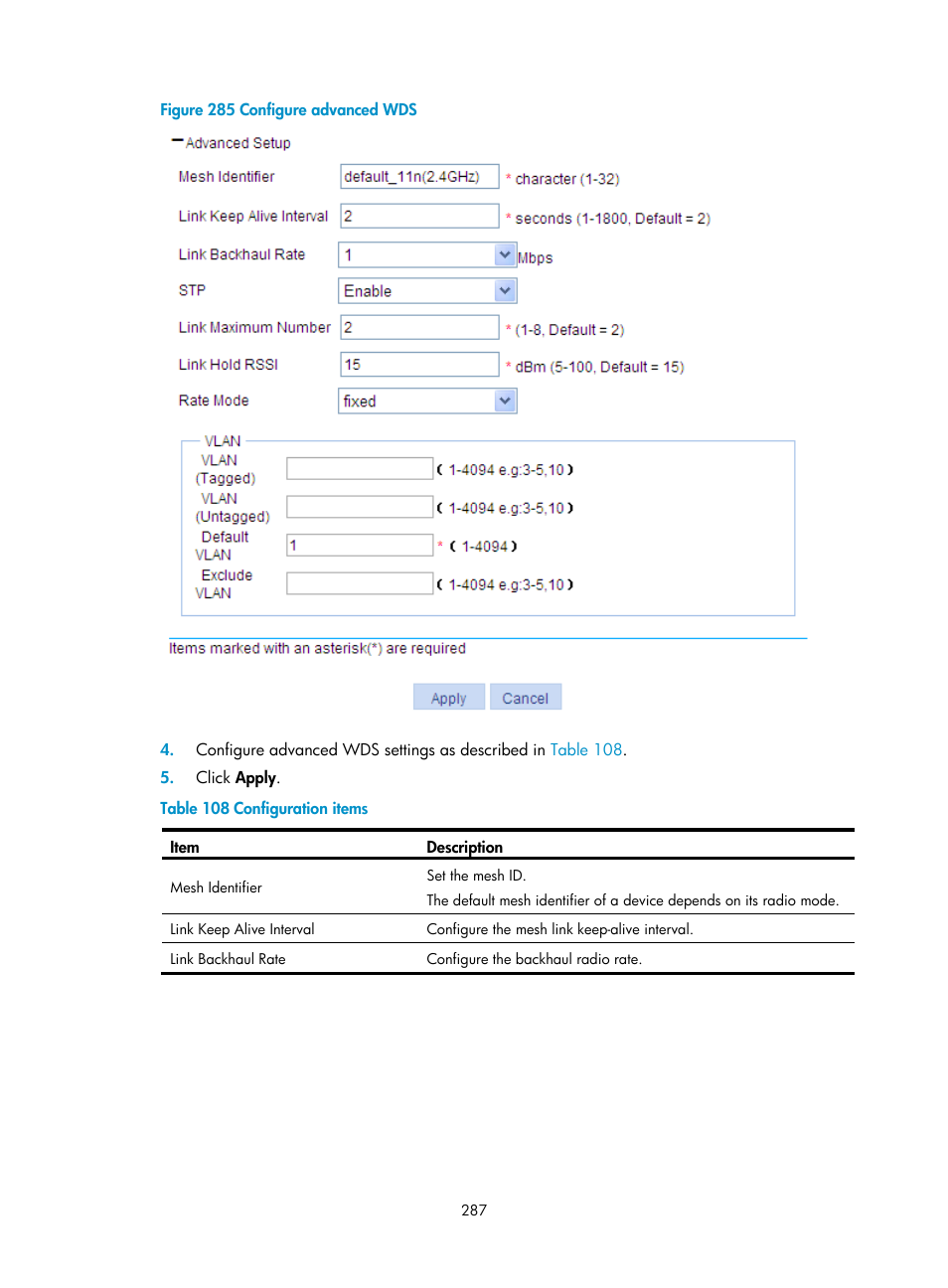 H3C Technologies H3C WA3600 Series Access Points User Manual | Page 300 / 447