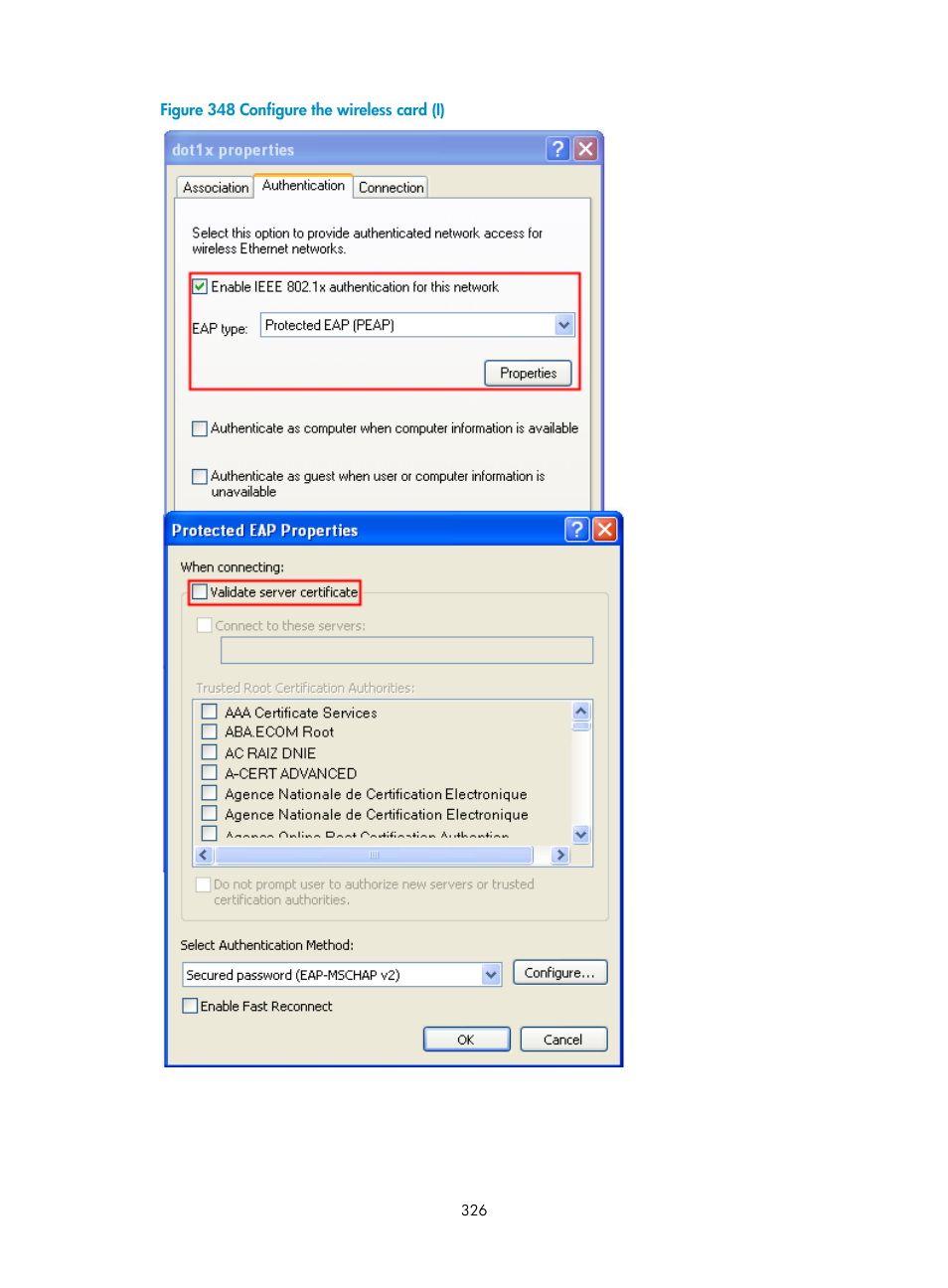 H3C Technologies H3C WA3600 Series Access Points User Manual | Page 339 / 447