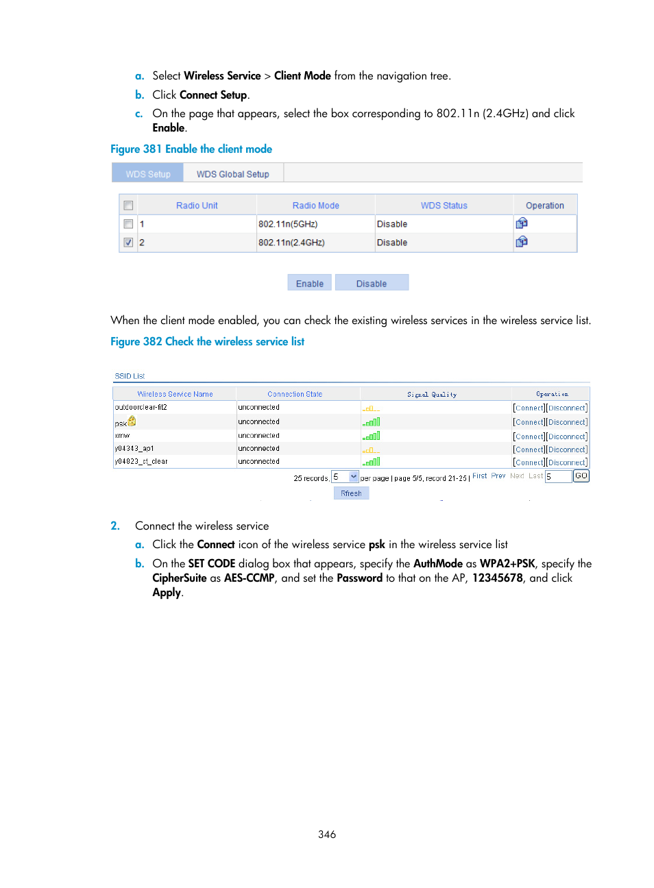 H3C Technologies H3C WA3600 Series Access Points User Manual | Page 359 / 447