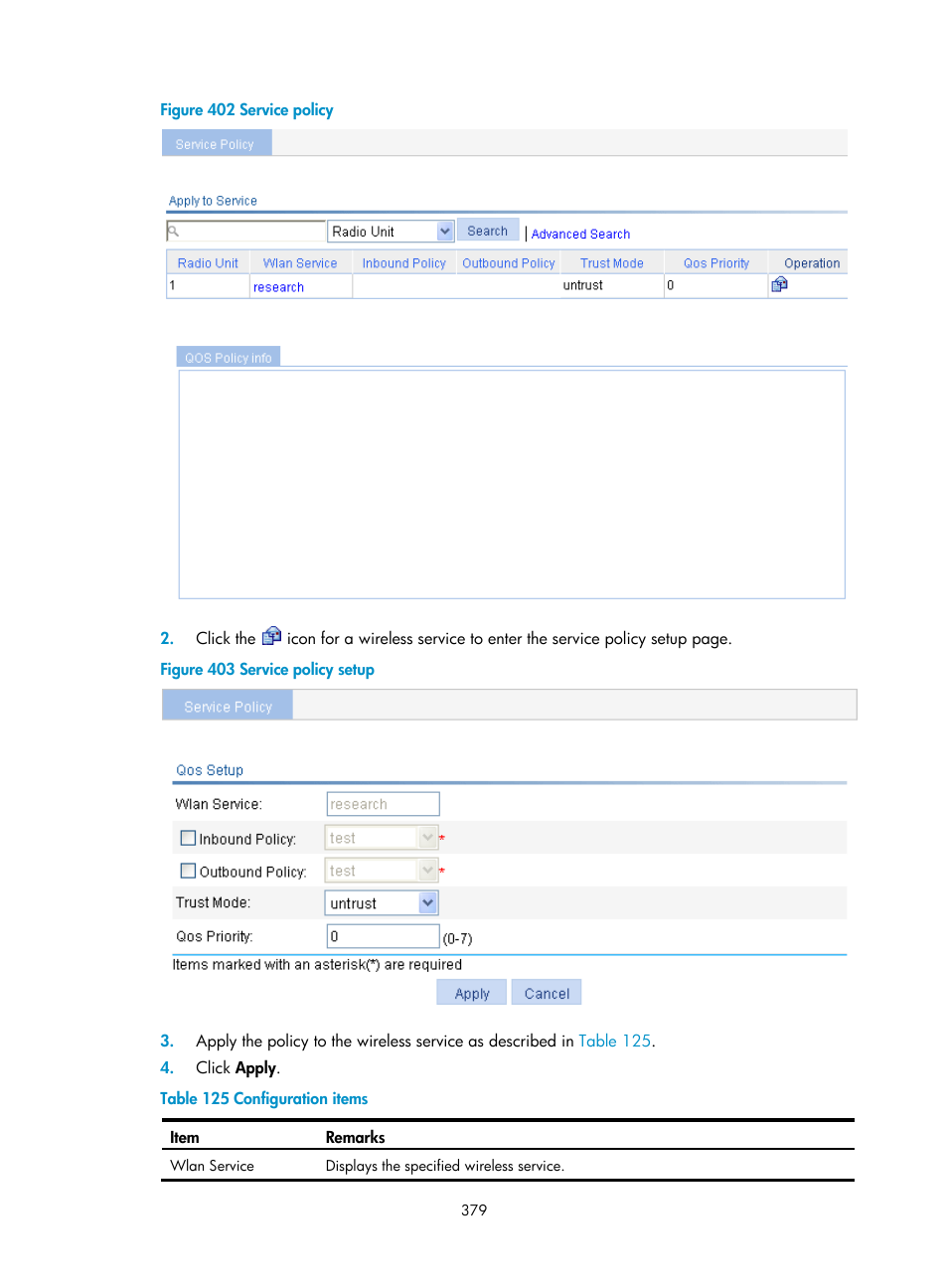 H3C Technologies H3C WA3600 Series Access Points User Manual | Page 392 / 447