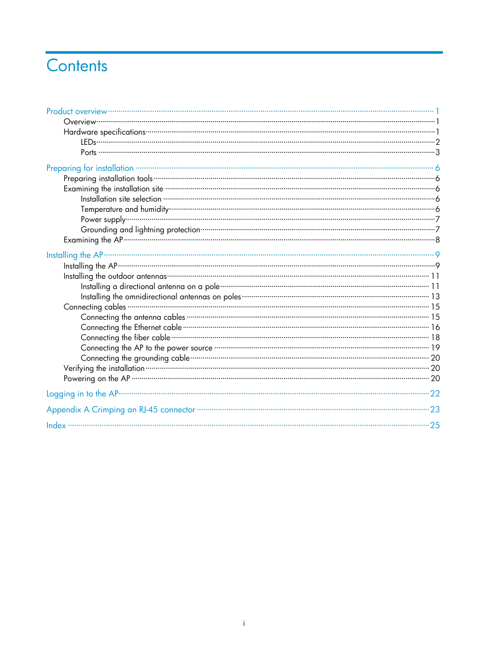 H3C Technologies H3C WA2600 Series WLAN Access Points User Manual | Page 5 / 30