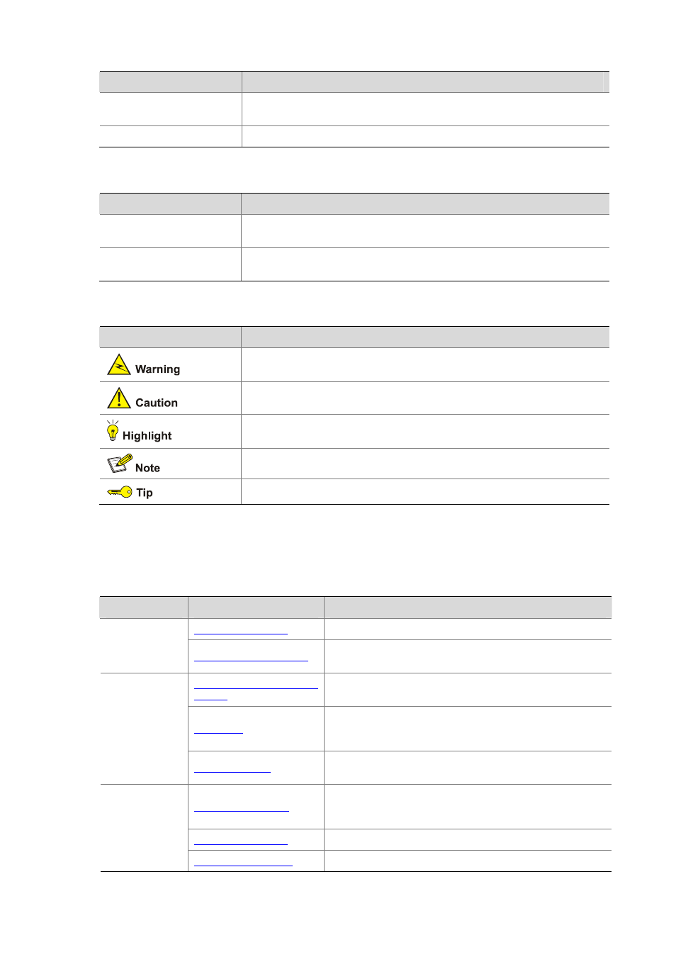 Gui conventions, Symbols, About the h3c wa documentation set | H3C Technologies H3C WA2600 Series WLAN Access Points User Manual | Page 4 / 84