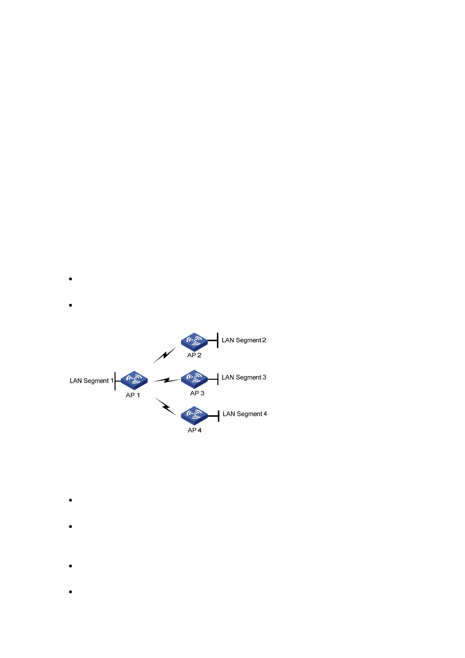 Configuration verification, Wds point to multi-point configuration example, Network requirements | Configuration procedure, Wds point to multi-point configuration example -8 | H3C Technologies H3C WA2600 Series WLAN Access Points User Manual | Page 68 / 84