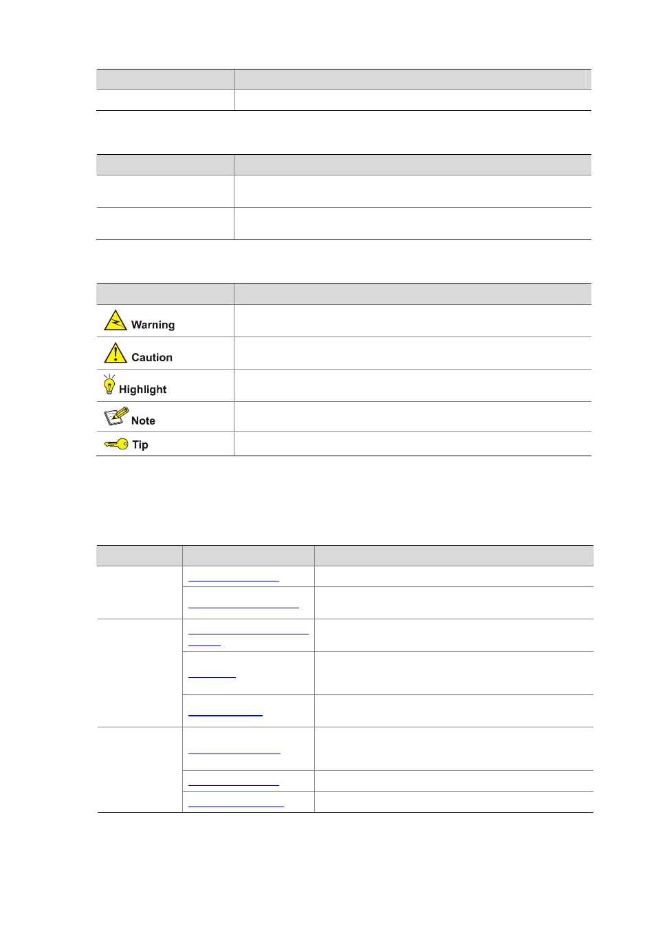 Gui conventions, Symbols, About the h3c wa documentation set | H3C Technologies H3C WA2600 Series WLAN Access Points User Manual | Page 4 / 26