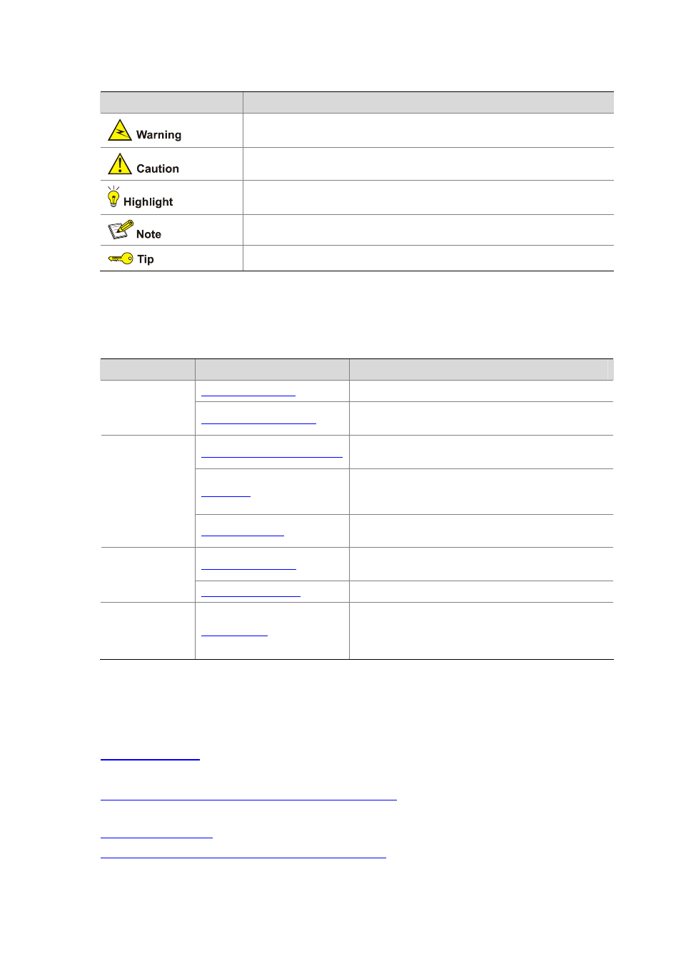 Symbols, About the h3c wa documentation set, Obtaining documentation | H3C Technologies H3C WA2600 Series WLAN Access Points User Manual | Page 7 / 58