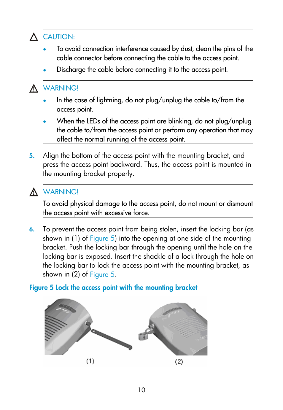 H3C Technologies H3C WA2110-AG Wireless LAN Access Point User Manual | Page 16 / 31