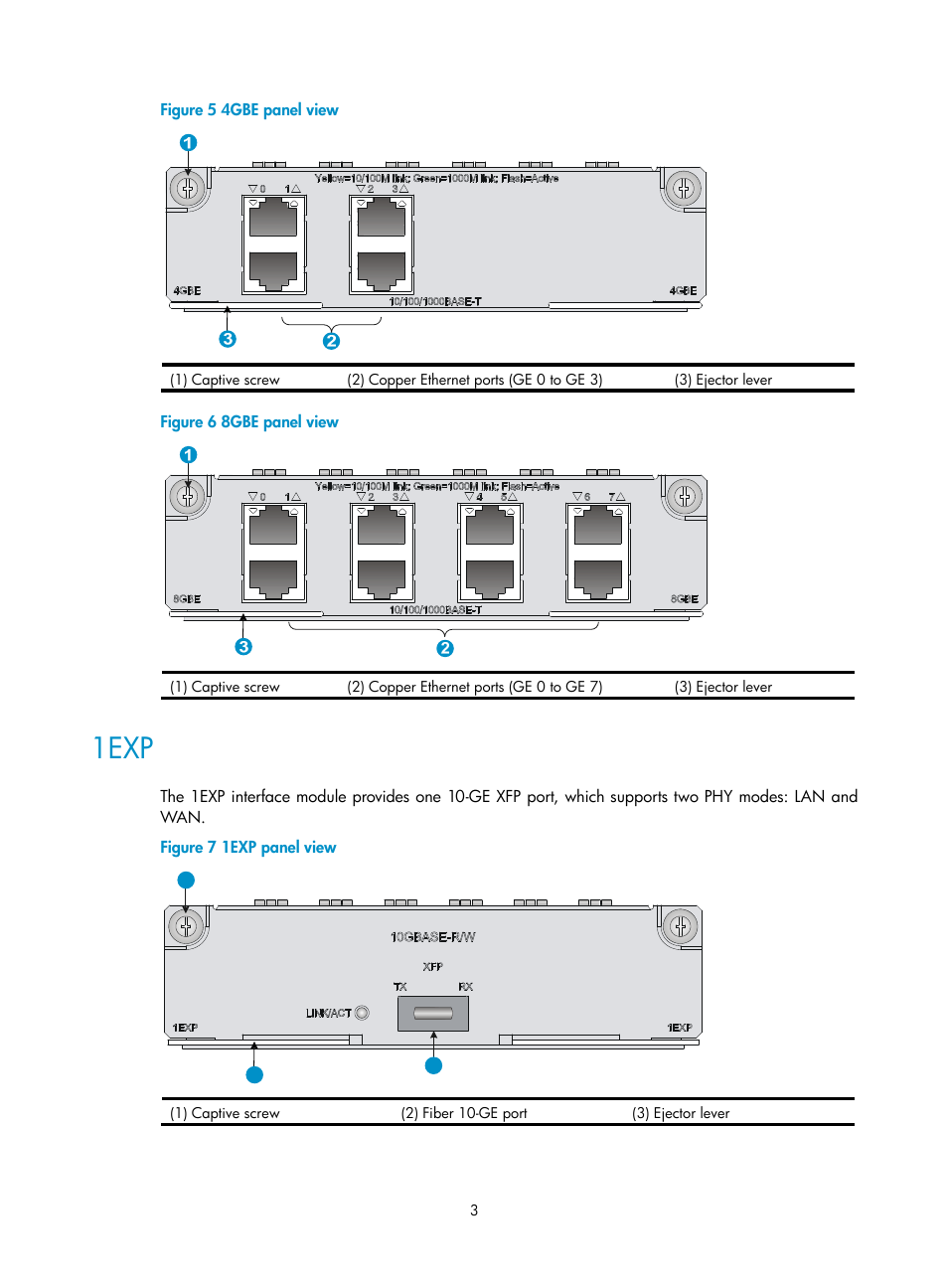 1exp | H3C Technologies H3C SecPath F1000-E User Manual | Page 11 / 95