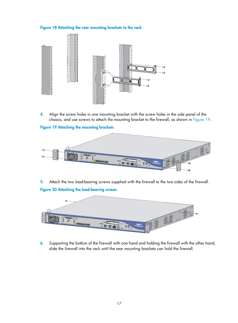 H3C Technologies H3C SecPath F1000-E User Manual | Page 25 / 95