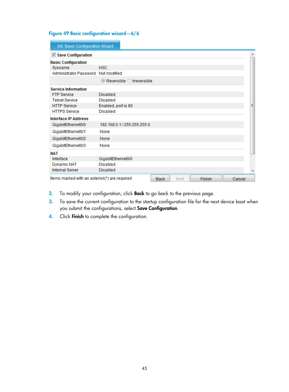 H3C Technologies H3C SecPath F1000-E User Manual | Page 53 / 95