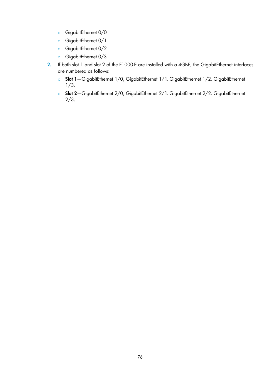 H3C Technologies H3C SecPath F1000-E User Manual | Page 84 / 95