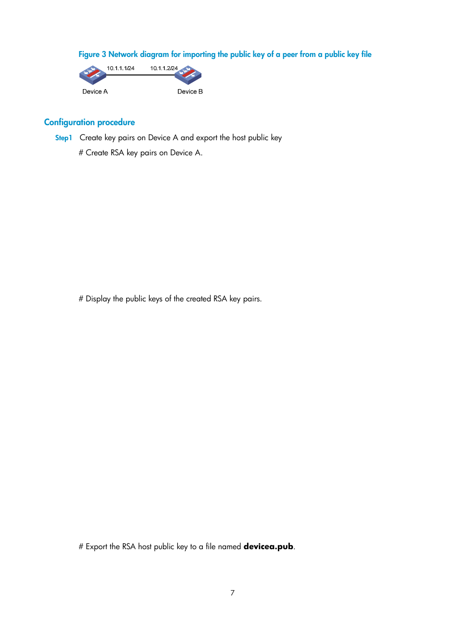 Configuration procedure | H3C Technologies H3C SecPath F1000-E User Manual | Page 115 / 182