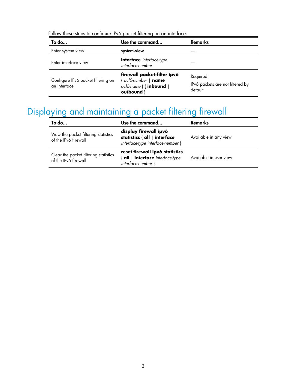 H3C Technologies H3C SecPath F1000-E User Manual | Page 126 / 182