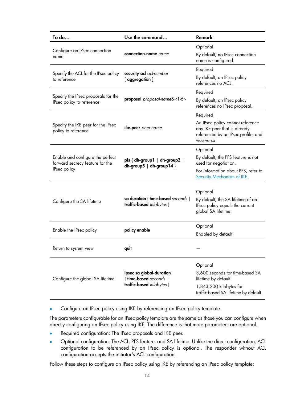 H3C Technologies H3C SecPath F1000-E User Manual | Page 142 / 182