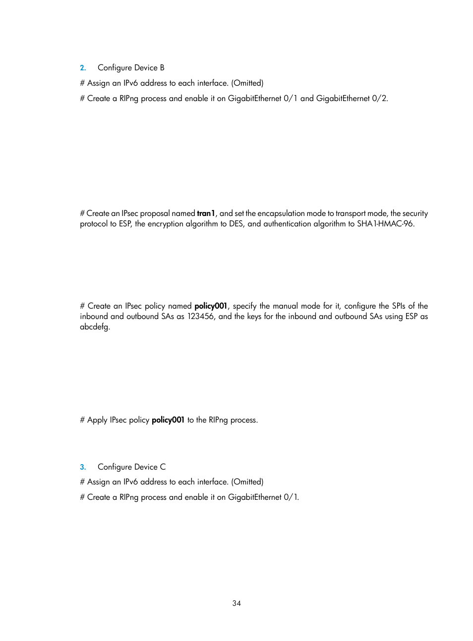 H3C Technologies H3C SecPath F1000-E User Manual | Page 162 / 182