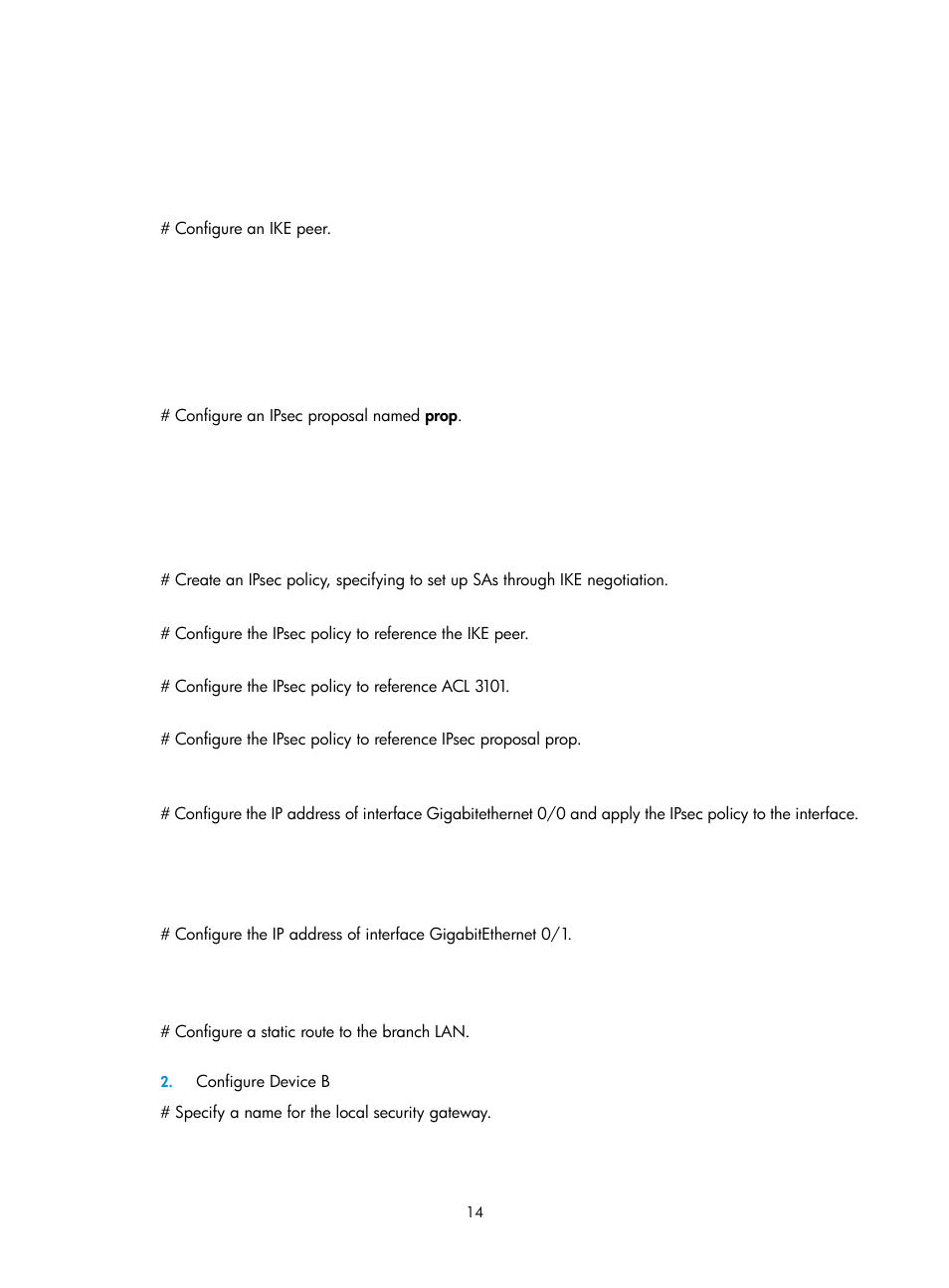 H3C Technologies H3C SecPath F1000-E User Manual | Page 178 / 182