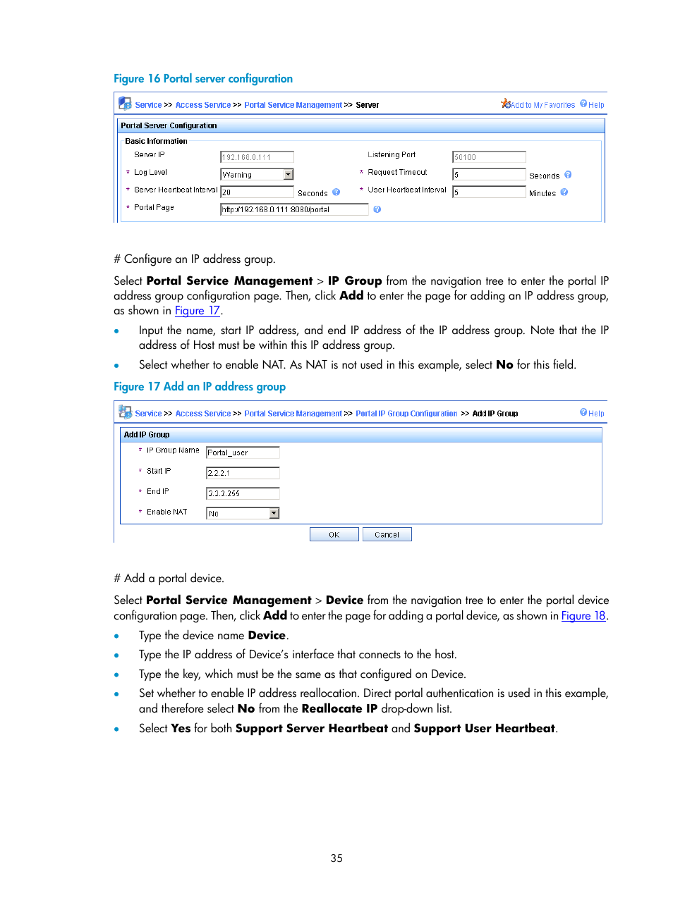 H3C Technologies H3C SecPath F1000-E User Manual | Page 36 / 182