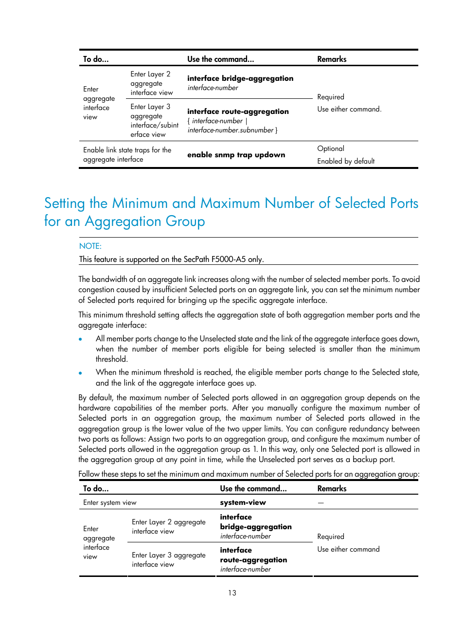 An aggregation group | H3C Technologies H3C SecPath F1000-E User Manual | Page 29 / 57