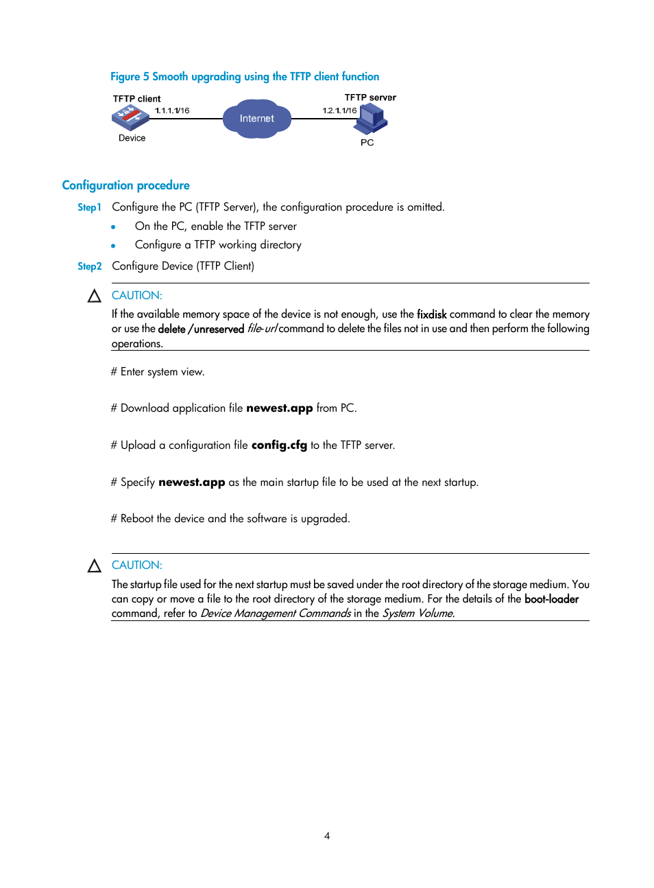 Configuration procedure | H3C Technologies H3C SecPath F1000-E User Manual | Page 145 / 198