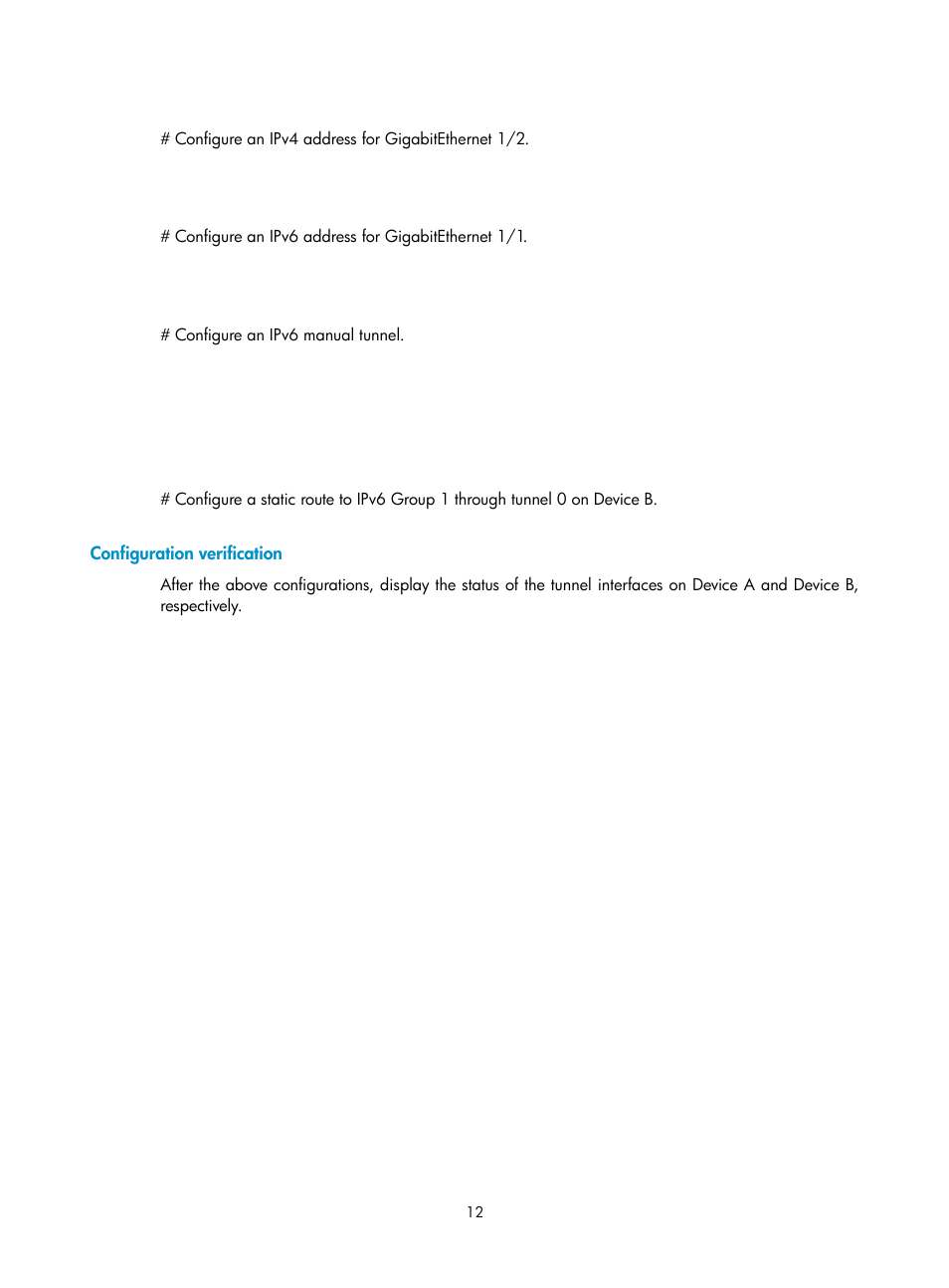 Configuration verification | H3C Technologies H3C SecPath F1000-E User Manual | Page 158 / 198