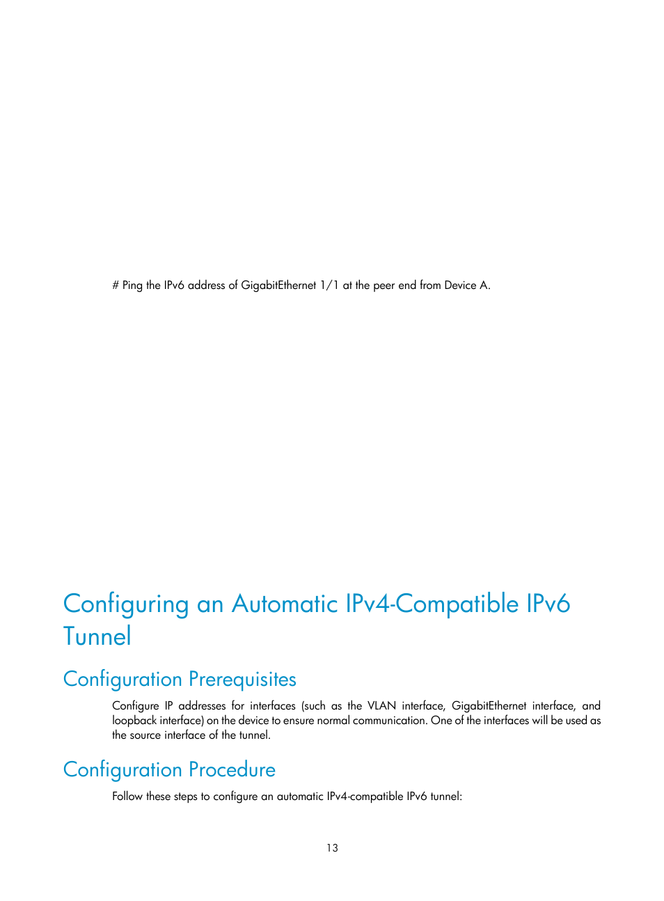 Configuration prerequisites, Configuration procedure | H3C Technologies H3C SecPath F1000-E User Manual | Page 159 / 198