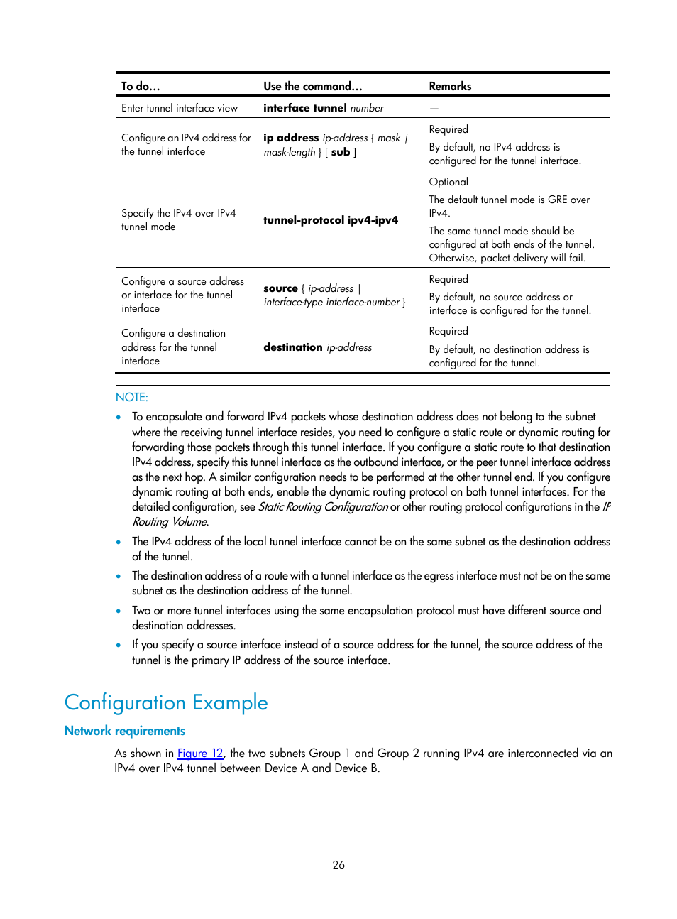 Configuration example, Network requirements | H3C Technologies H3C SecPath F1000-E User Manual | Page 172 / 198