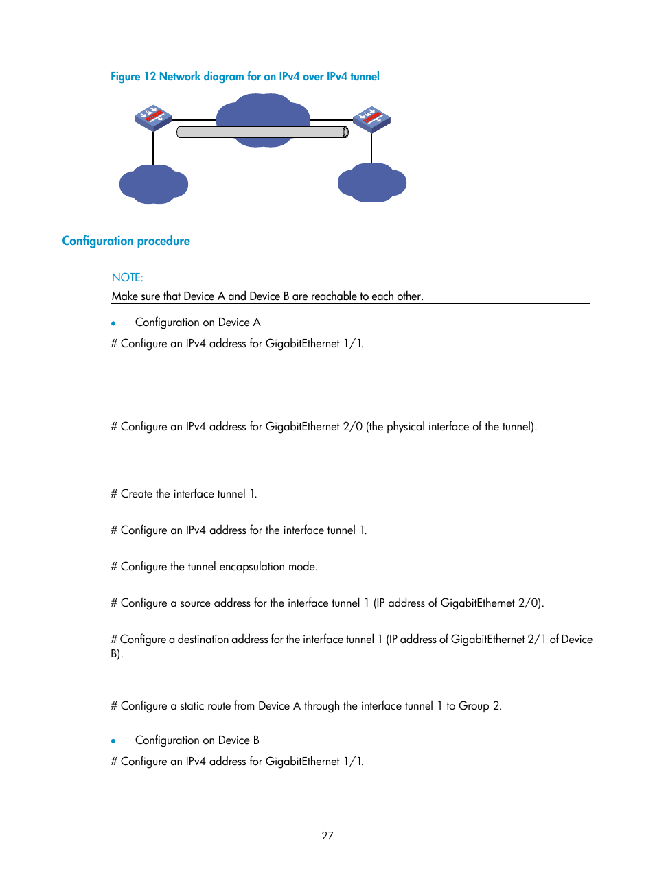 Configuration procedure | H3C Technologies H3C SecPath F1000-E User Manual | Page 173 / 198