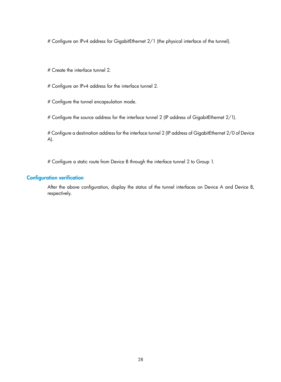 Configuration verification | H3C Technologies H3C SecPath F1000-E User Manual | Page 174 / 198