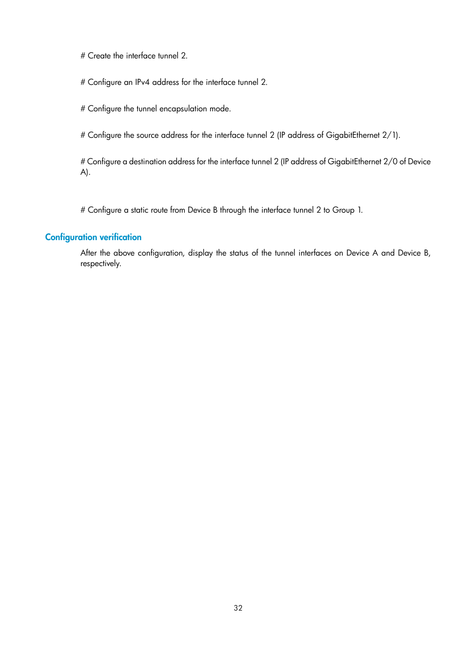 Configuration verification | H3C Technologies H3C SecPath F1000-E User Manual | Page 178 / 198