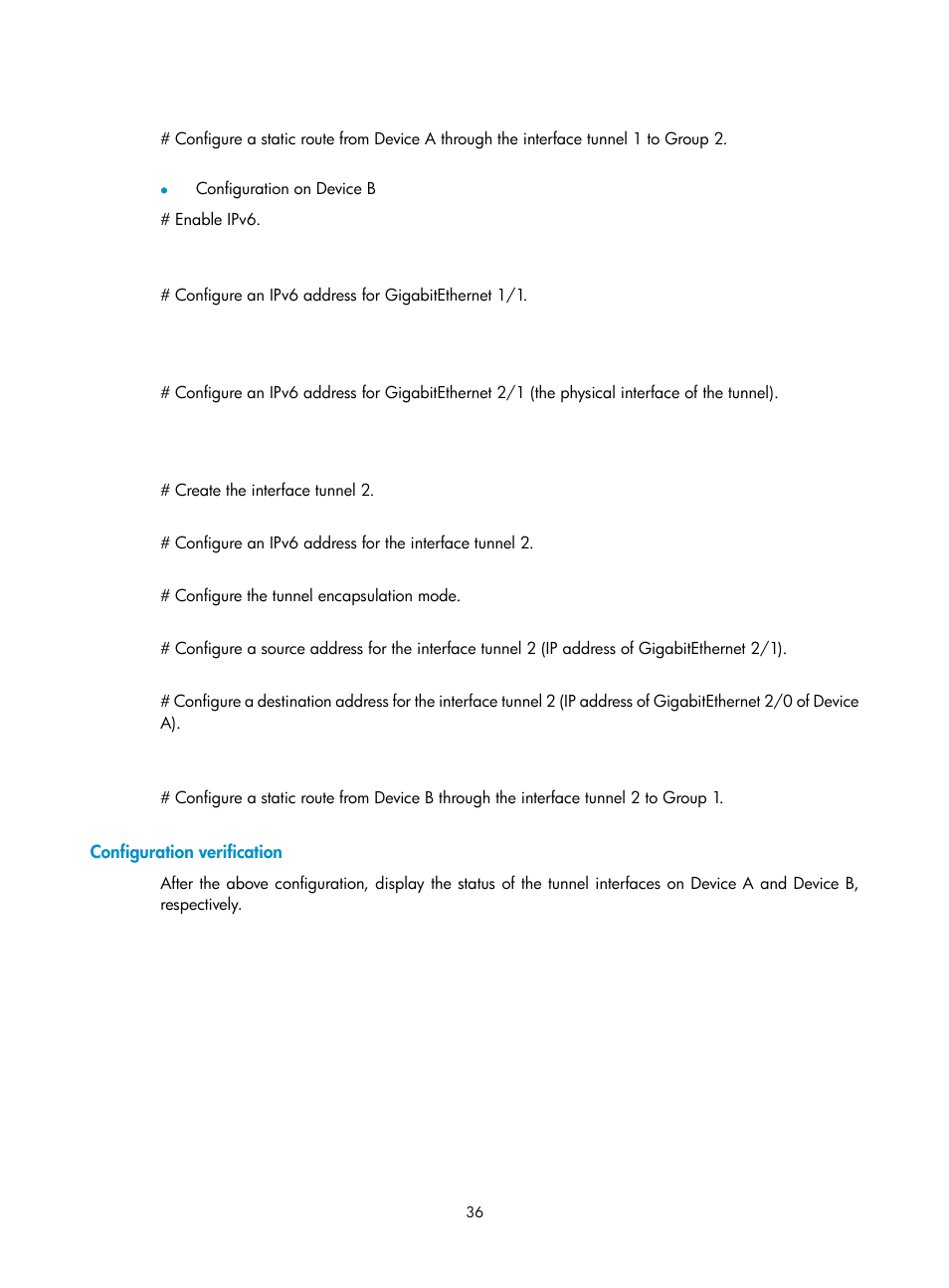 Configuration verification | H3C Technologies H3C SecPath F1000-E User Manual | Page 182 / 198