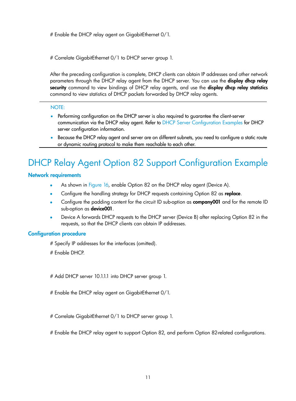 Network requirements, Configuration procedure | H3C Technologies H3C SecPath F1000-E User Manual | Page 69 / 198