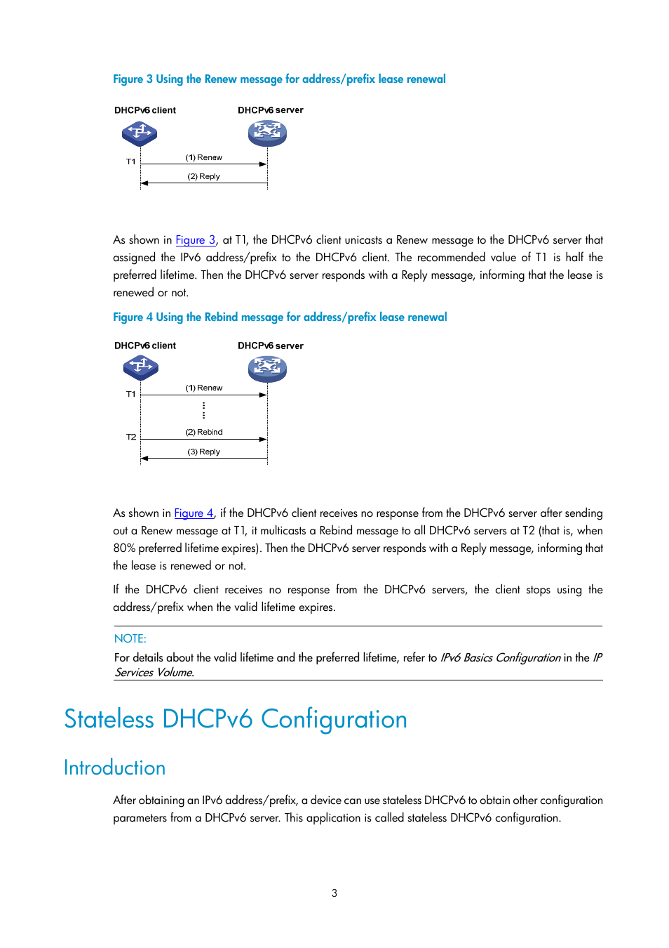 Stateless dhcpv6 configuration, Introduction | H3C Technologies H3C SecPath F1000-E User Manual | Page 82 / 198