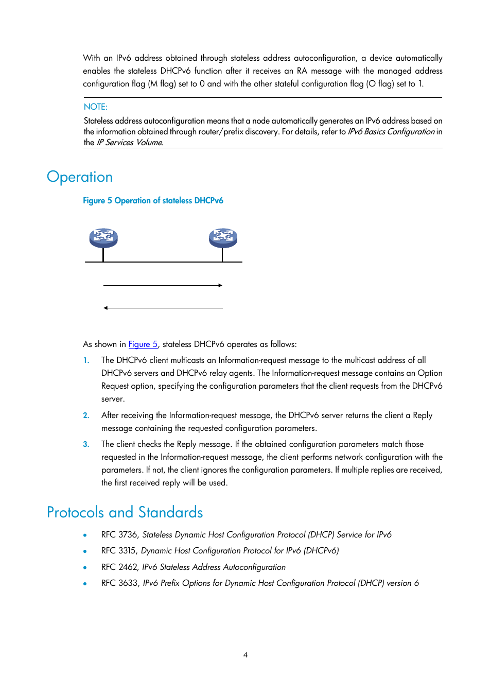 Operation, Protocols and standards | H3C Technologies H3C SecPath F1000-E User Manual | Page 83 / 198