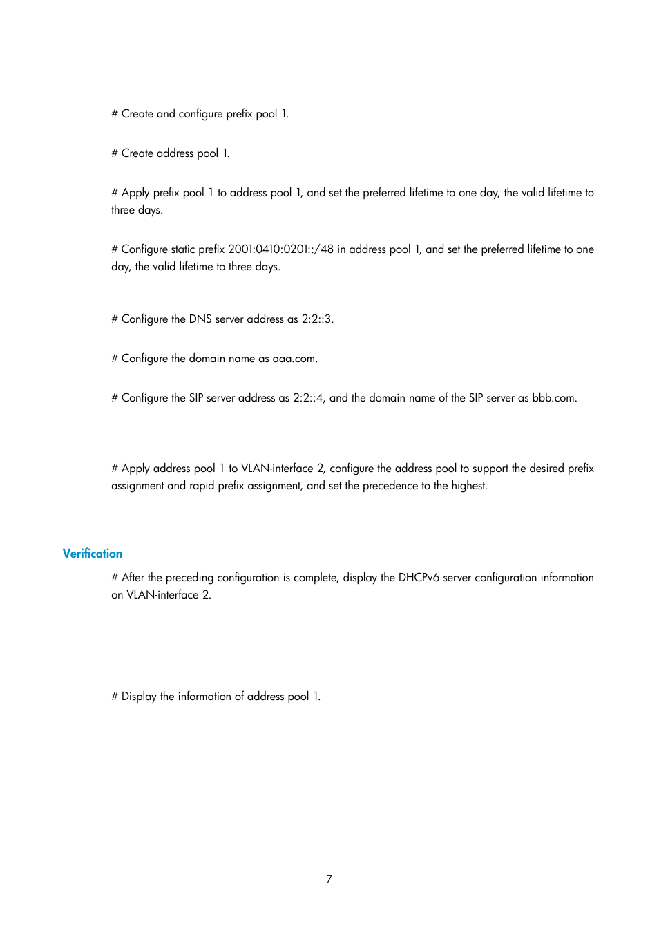 Verification | H3C Technologies H3C SecPath F1000-E User Manual | Page 90 / 198