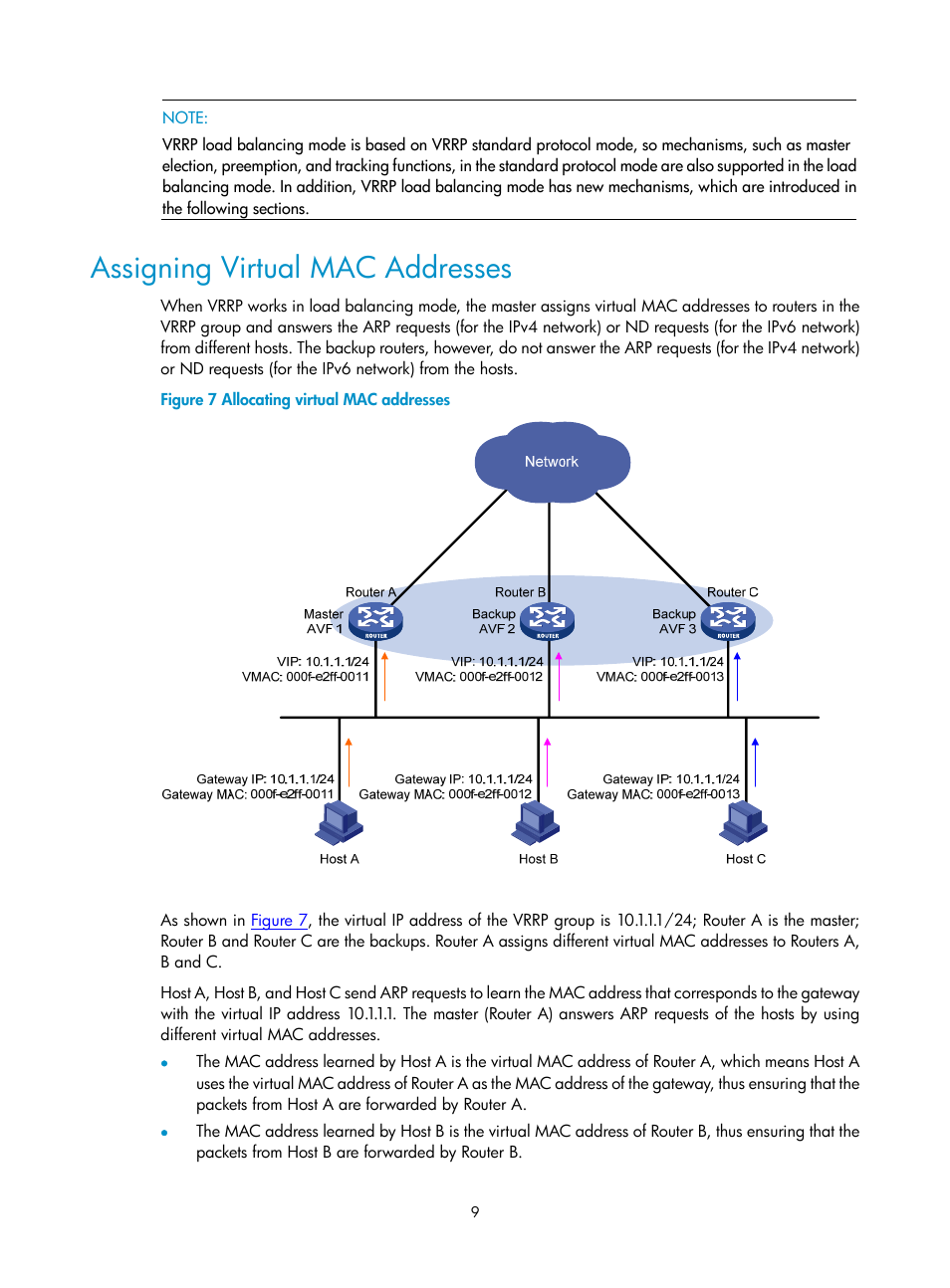 Assigning virtual mac addresses | H3C Technologies H3C SecPath F1000-E User Manual | Page 10 / 326