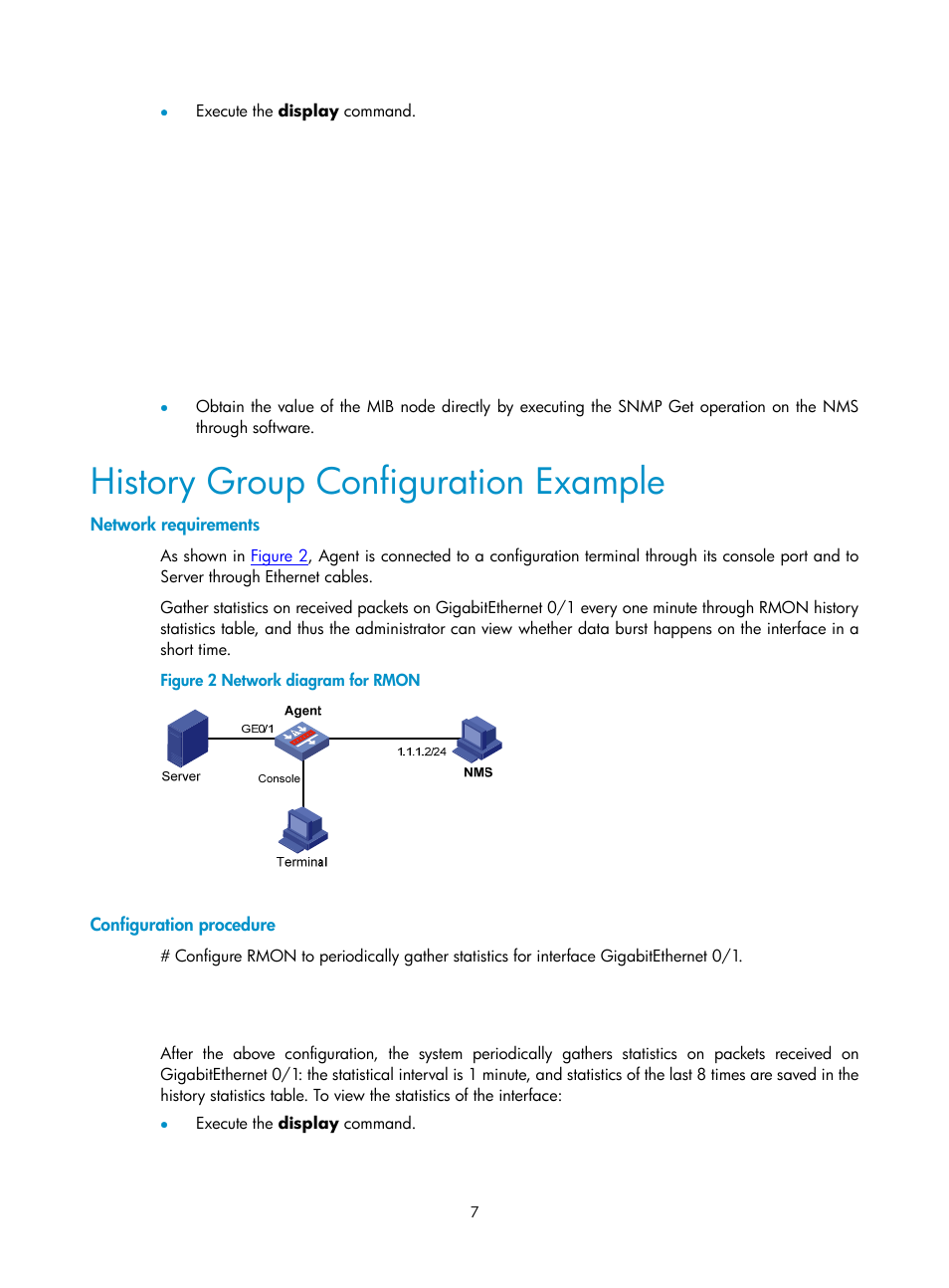 History group configuration example, Network requirements, Configuration procedure | H3C Technologies H3C SecPath F1000-E User Manual | Page 146 / 326