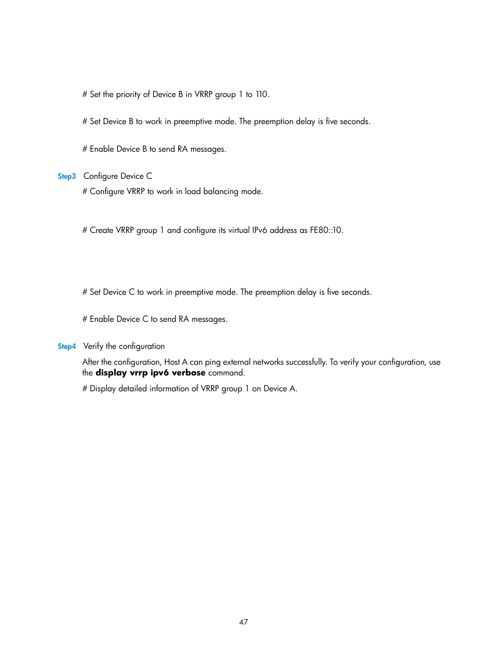 H3C Technologies H3C SecPath F1000-E User Manual | Page 48 / 326