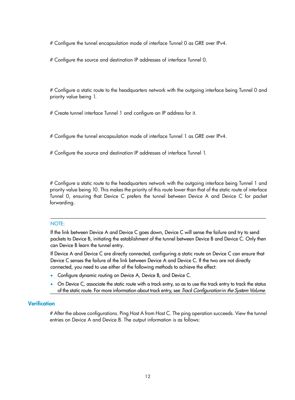 Verification | H3C Technologies H3C SecPath F1000-E User Manual | Page 28 / 80