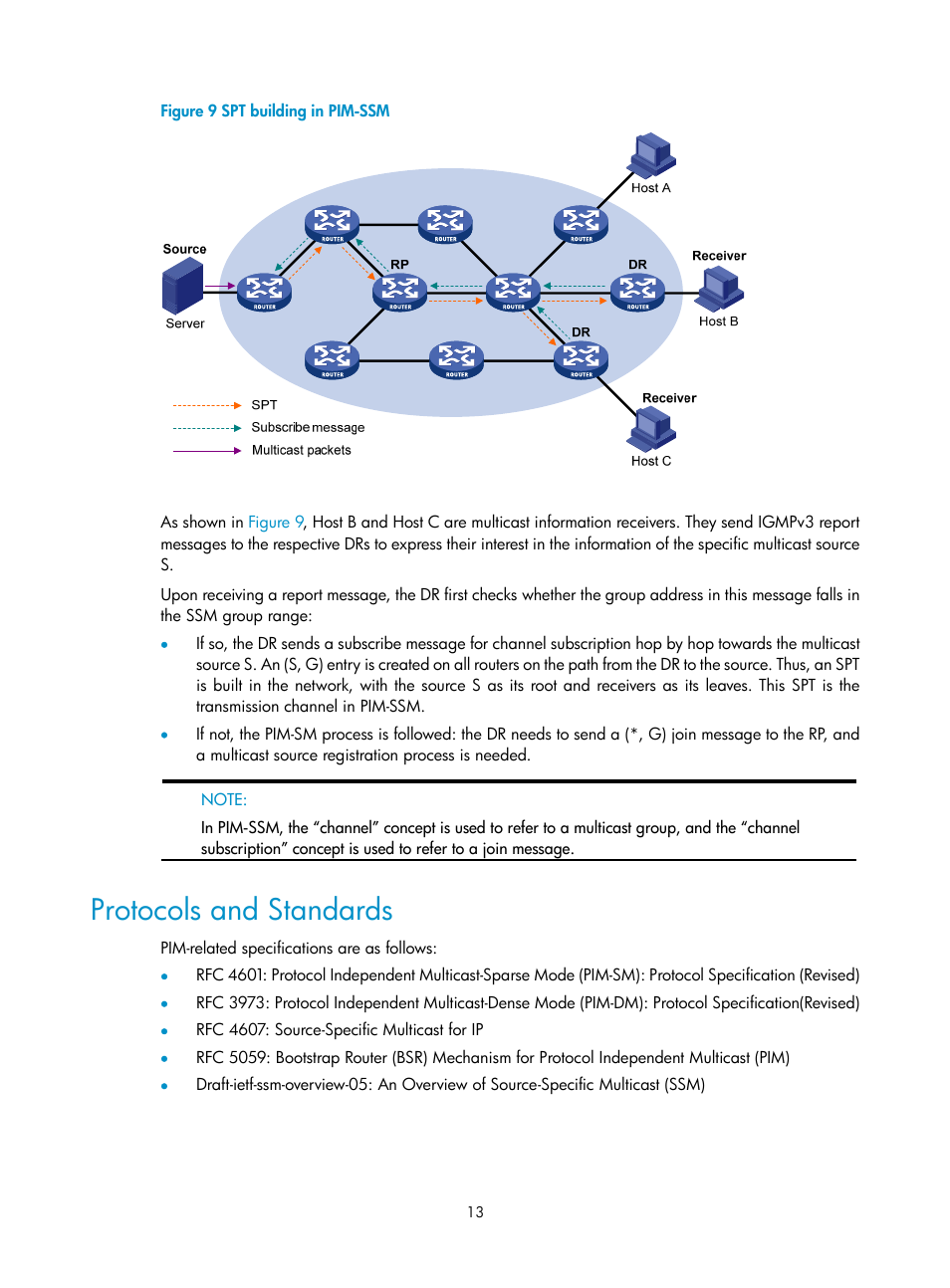 Protocols and standards | H3C Technologies H3C SecPath F1000-E User Manual | Page 109 / 225