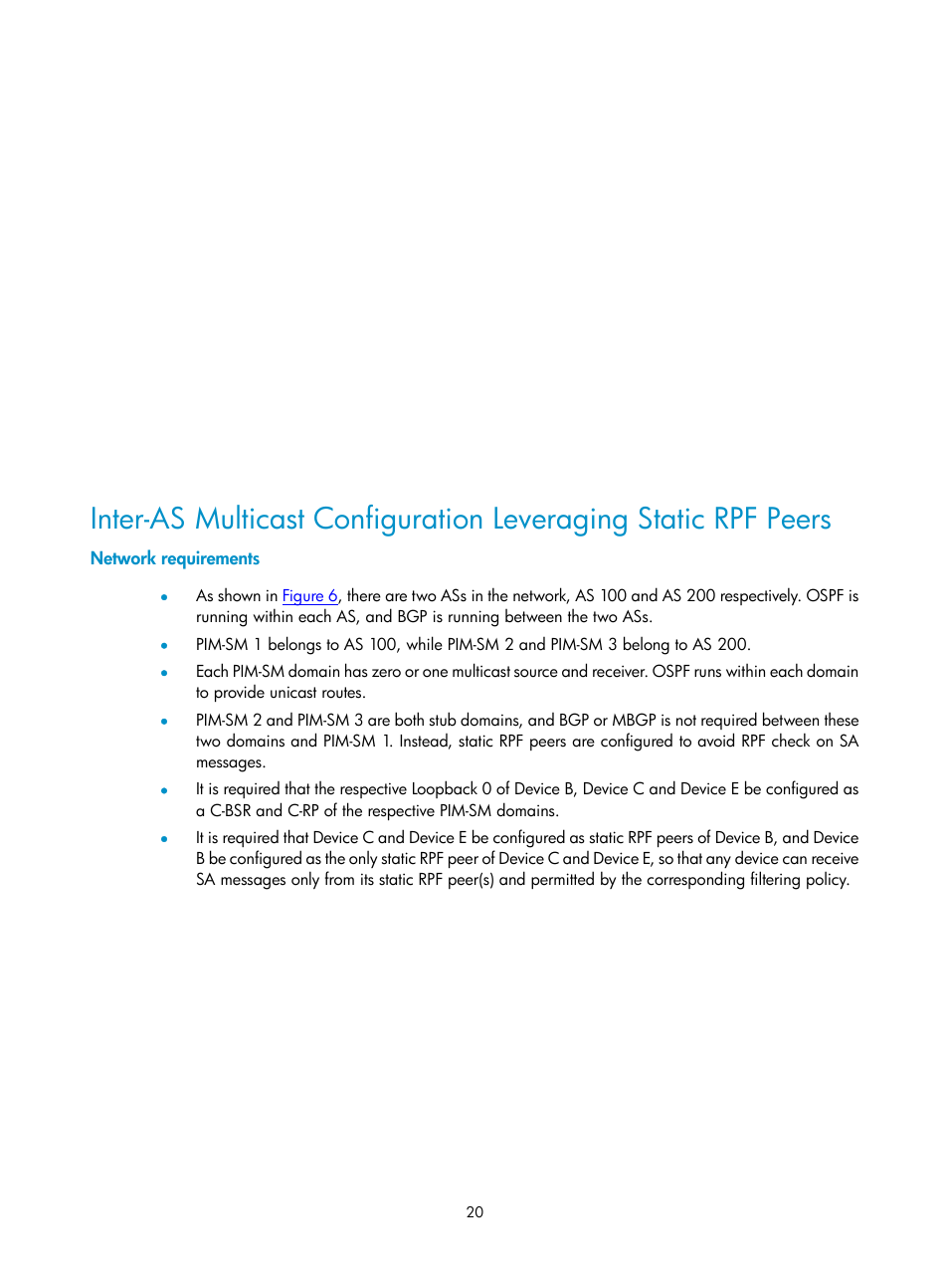 Network requirements | H3C Technologies H3C SecPath F1000-E User Manual | Page 81 / 225