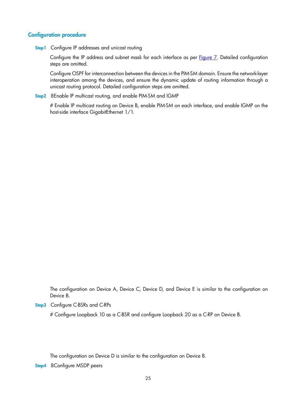 Configuration procedure | H3C Technologies H3C SecPath F1000-E User Manual | Page 86 / 225