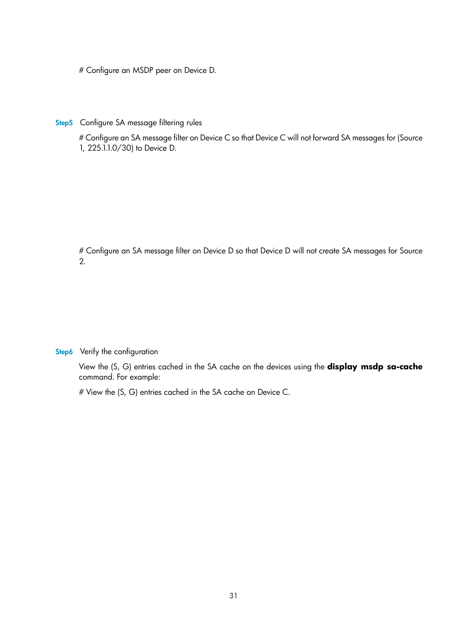 H3C Technologies H3C SecPath F1000-E User Manual | Page 92 / 225