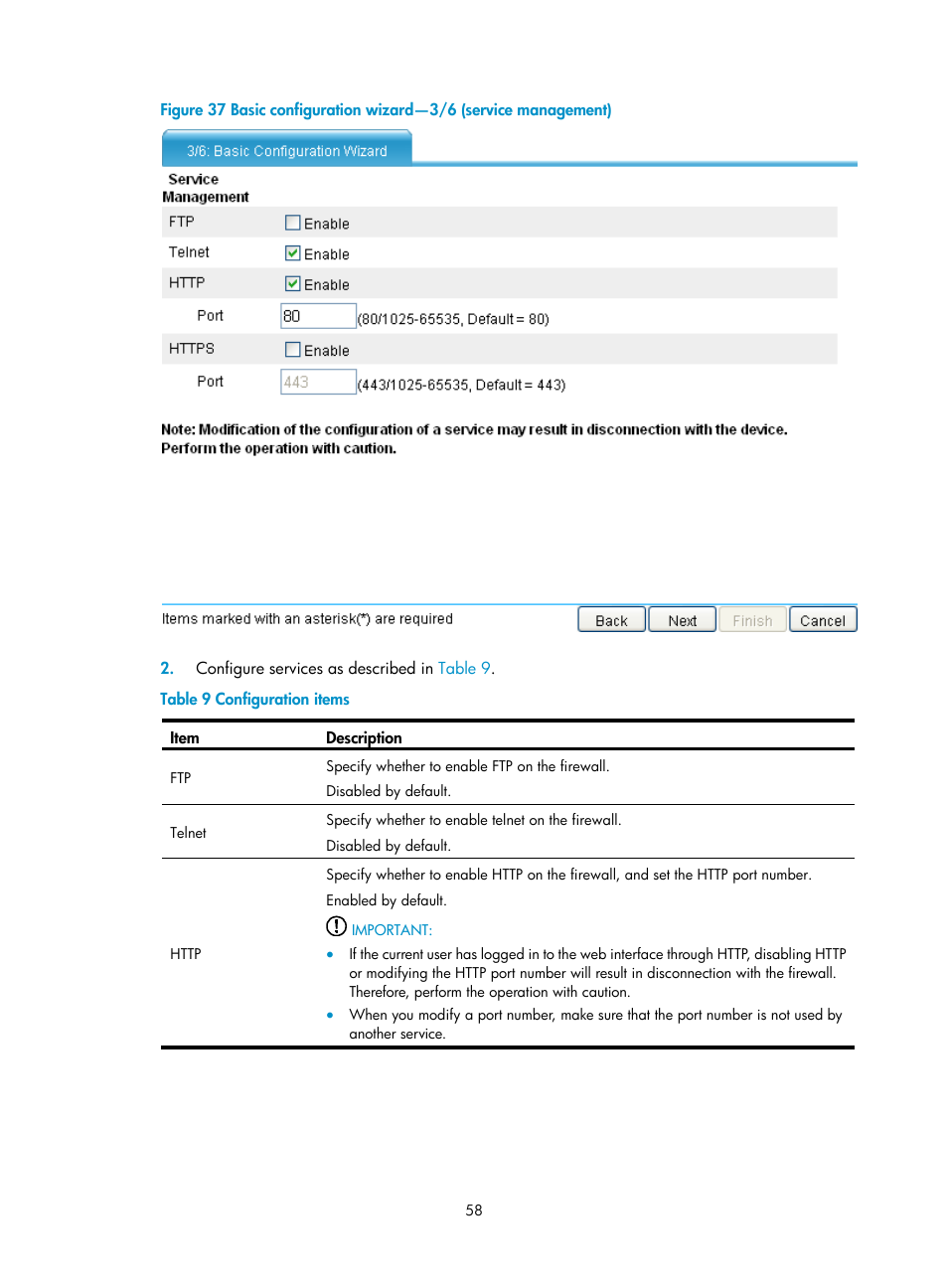 H3C Technologies H3C SecPath F1000-E User Manual | Page 66 / 126